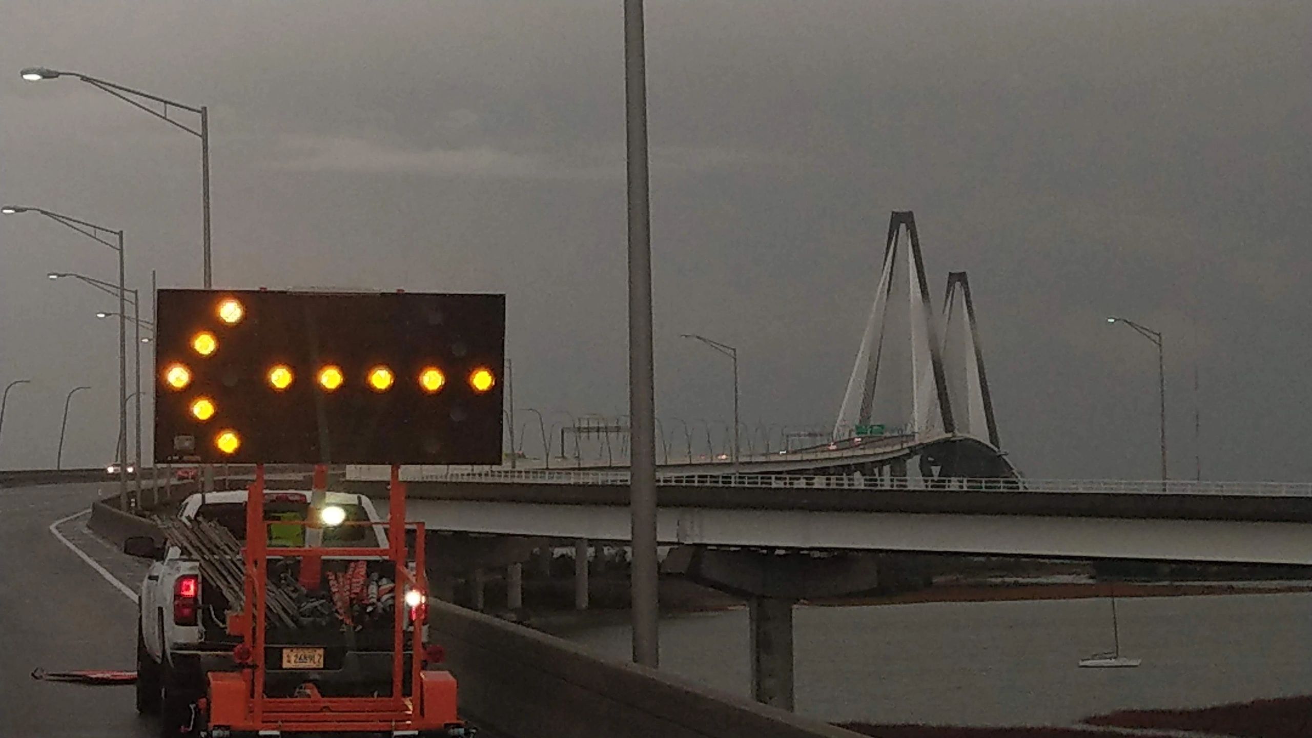 Traffic control operation on highway